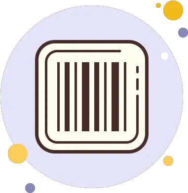 Barcode Icon In Circle Bubbles Style Language Png Pink Book Icon Tiny