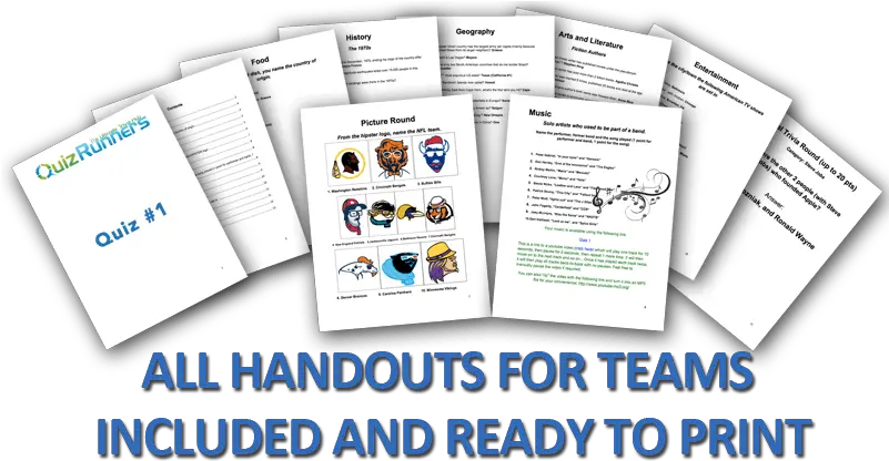 3 Pack Trivia Night Package Quizzes 1 2 And 3 Test Automation Png Logo Quiz 2