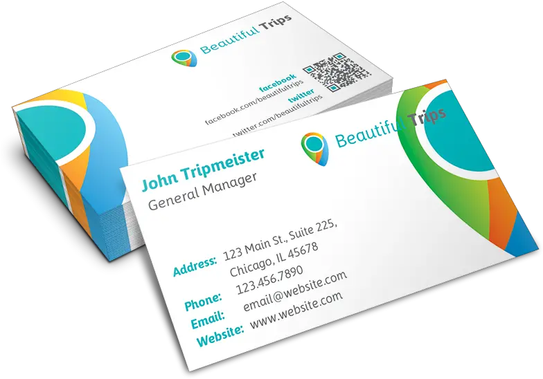 Business Cards Graphic Design Png Facebook Logo For Business Cards