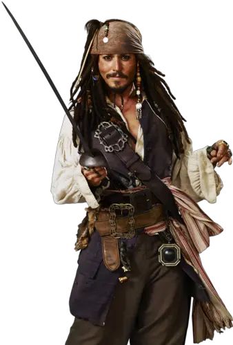 Captain Jack Sparrow Pirates Of The Caribbean 4 Png Johnny Depp Png
