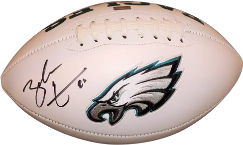 Zach Ertz Autographed Philadelphia Png Eagles Logo Image