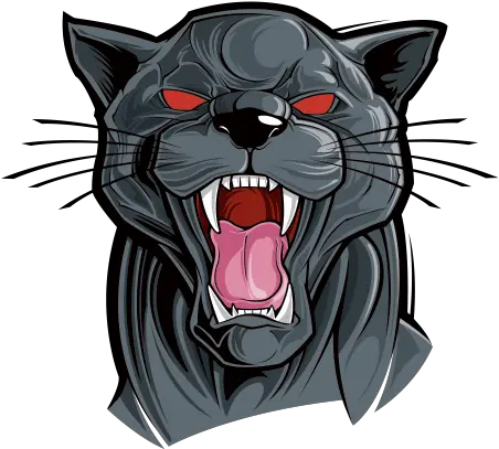 Black Panther Black Panther Animal Cartoon Png Black Panther Head Png