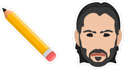 John Wick Pencil Cursor U2013 Custom Browser Extension John Wick Png John Wick Fortnite Png