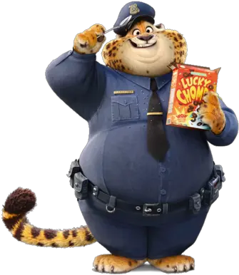 Clawhauser Cheetah From Zootopia Png Zootopia Png