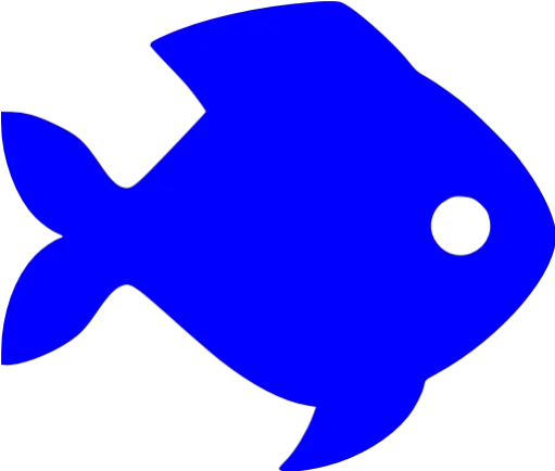 Blue Fish Icon Icone Poisson Png Bass Fish Icon