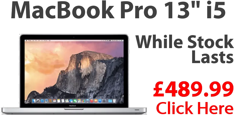 Download Macbook Pro 13 I5 489 Apple Macbook Air 133 Electronics Png Apple Laptop Png