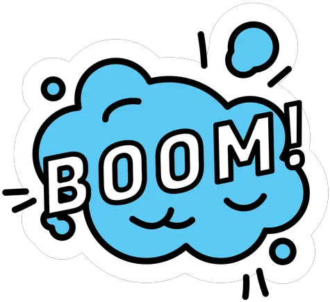 Boom Sticker Boom Transparent Png Boom Png