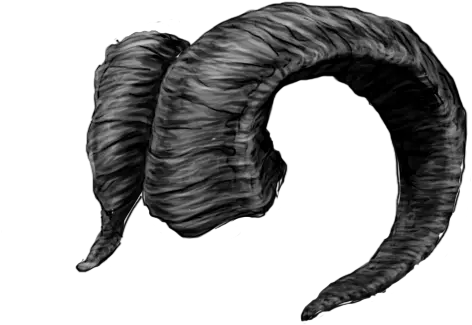 Horns Demonic Goat Animal Demon Cool Grey Effects Makeu Transparent Horns Png Goat Horns Png