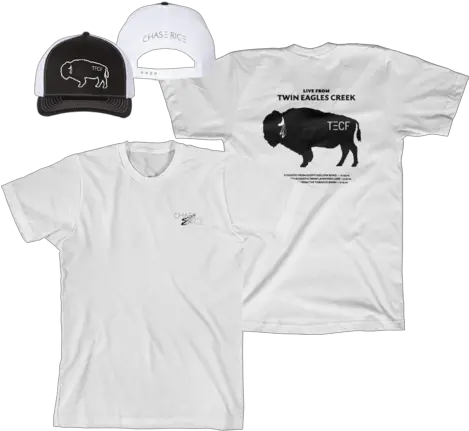All Event Ticket Tecf Shirt And Buffalo Hat U2013 Chase Rice Unisex Png Rice Hat Png