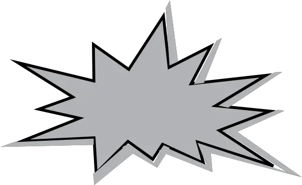 Comic Star Grey Png Clip Arts For Web Clip Arts Free Png Comic Png