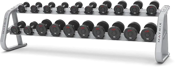 10 Pair Dumbell Rack Benchesracks Matrix Fitness Matrix 10 Pair Dumbbell Rack Png Dumbell Png