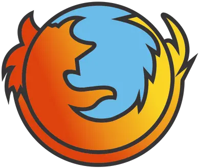 Firefox Logo Icon Of Colored Outline Black And White Clipart Firefox Png Firefox Logo Png