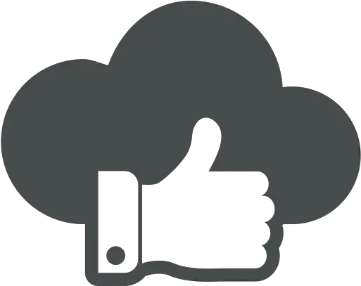 Cloud Computing Like Thumb Up Icon Thumbs Up Cloud Icon Png Thumb Up Png