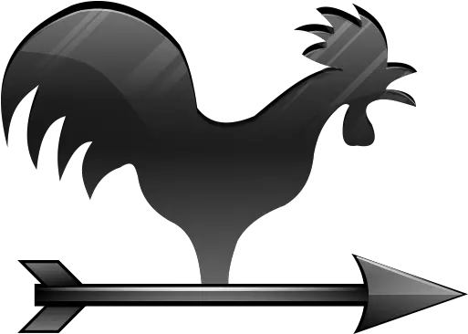 Download Free Png Forecasting Computer Livestock Icons Weather Vane Half Chicken Rooster Png