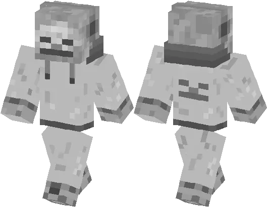 Hoodie Skeleton Minecraft Skin Hub Skin De Skeleton Minecraft Pe Png Minecraft Skeleton Png