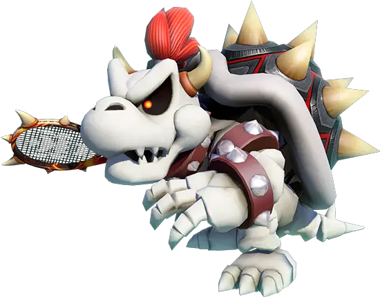 Dry Bowser Will Be The Final New Character For Mario Tennis Dry Bowser Bilder Png Bowser Png
