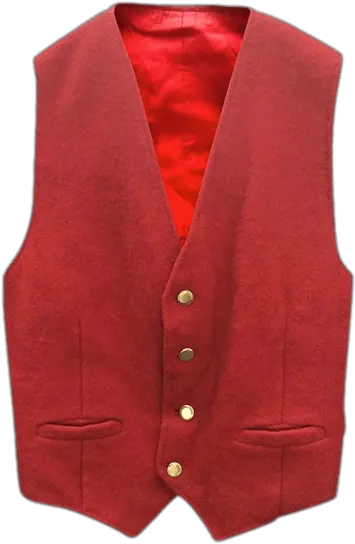 Red Waistcoat Transparent Png Red Waistcoat Vest Png