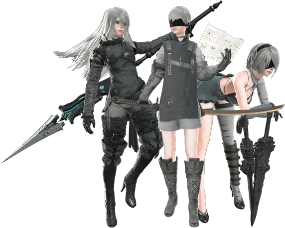 Nier Automata Become As Gods Edition Game Vs Review Png Nier Automata Logo Png