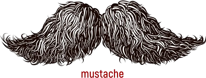 Mustache Clipart Clipartworld Hair Design Png Mustache Transparent Png