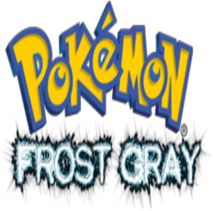 Pokemon Frost Gray Logo Roblox Png Pokemon Yellow Logo