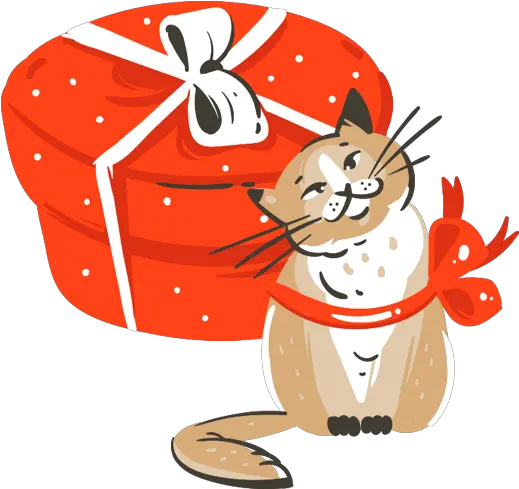 Christmas Inspiration Why Your Pet Is Looking Forward To Happy Png Christmas Cat Icon