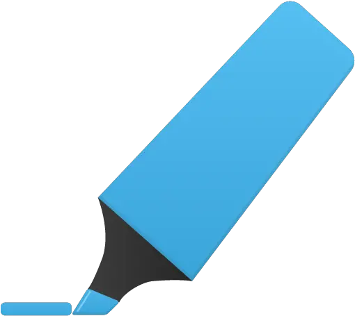 Blue Highlighter Icon Png