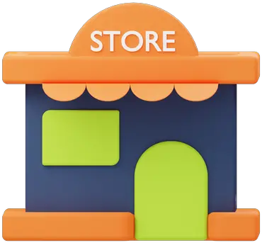 Premium Store 3d Illustration Download In Png Obj Or Blend Horizontal Store Icon Png