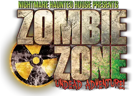 Nightmare Haunted House Zombie Zone Myrtle Beachhome Language Png Haunted House Icon