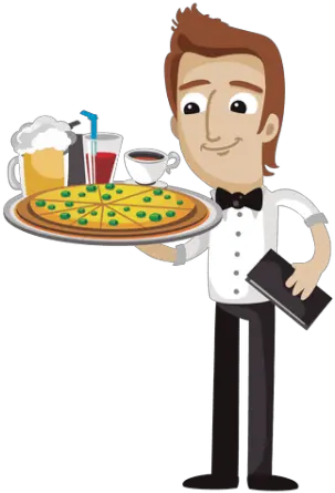 Download Free Png Waiter Images Cartoon Waiter Png Waiter Png