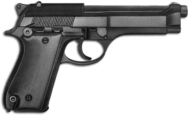 Simple Handgun Transparent Png Hk Vp40 Threaded Barrel Revolver Transparent Background