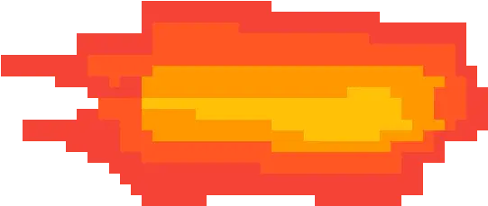 Pixilart Fireball By Anonymous Color Gradient Png Fireball Png