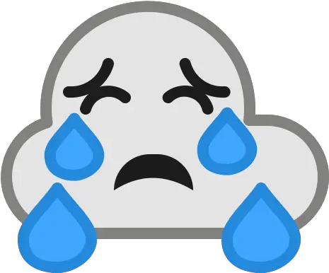 Cloud Cry Emoticon Rain Smiley Weather Icon Rain Emoticon Png Rain Emoji Png