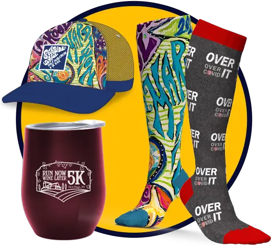 Virtual Run Finisher Medals Shirts Bibs And Swag Language Png Swag Hat Png