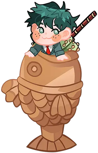 Deku Taiyaki Charm Mysite 1 Textile Png Deku Transparent