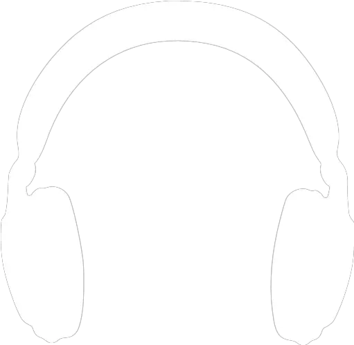 White Headphones 2 Icon Transparent White Headphones Png Headphones Silhouette Png