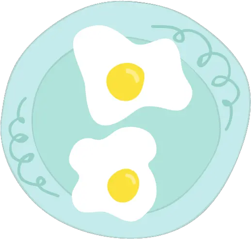 Chubluv U2013 Canva Huevos Estrellados Png Plate Icon