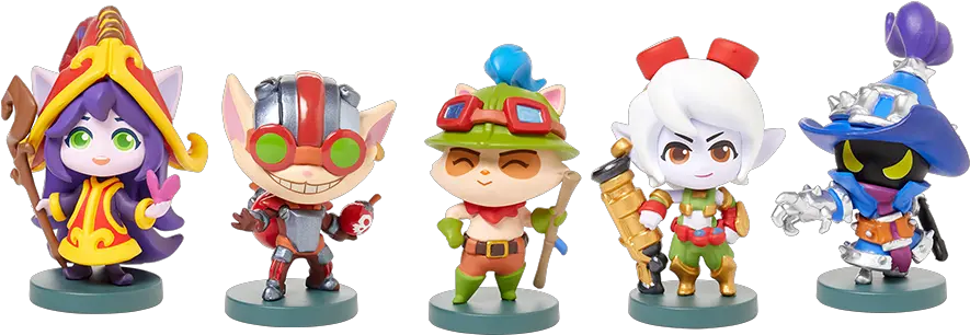 Yordle Team Minis Set Riot Games Store Lol Yordle Figure Png League Zaun Icon