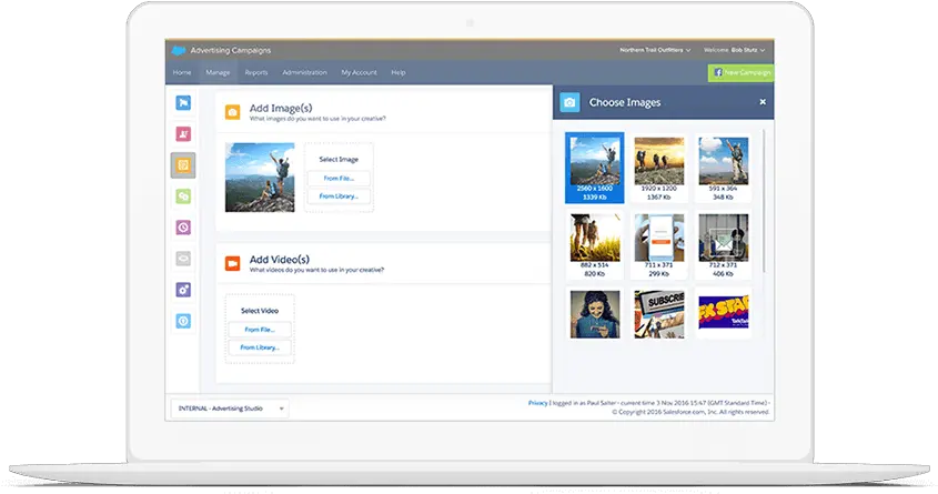 Advertising Software Crm Targeting U0026 Campaign Management Advertising Studio Sfmc Png Facebook Ad Icon