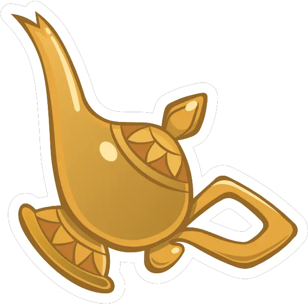 Pin Sticker Mania Aladin Lamp Cartoon Png Genie Lamp Png