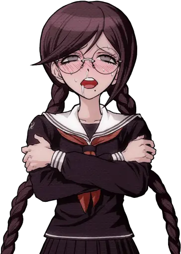 Pin Toko Fukawa Png Ahegao Png