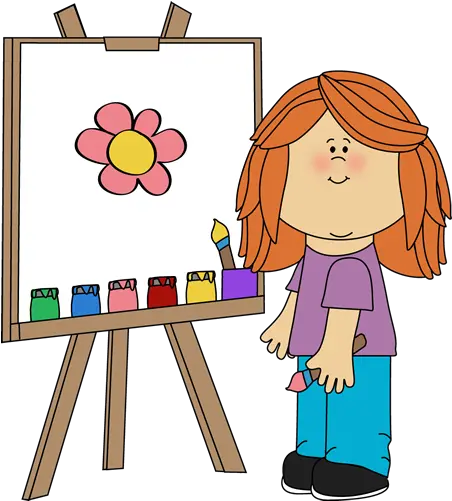 Kids Painting Transparent Png Clipart Girl Painting Clipart Painting Clipart Png