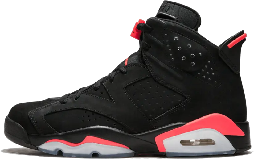 Download Air Jordan 6 Black Infrared Air Jordans 6 Shoes Png Air Jordan Png