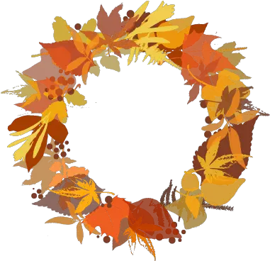 Fall Wreath Png Image Fall Leaf Wreath Png Fall Background Png