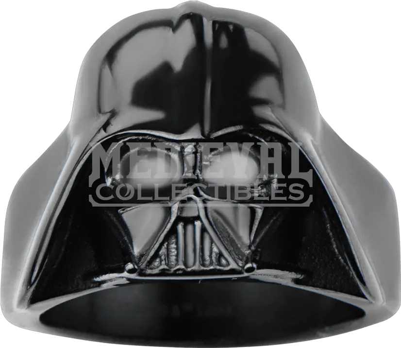 Download Hd Darth Vader Black Large 3d Helmet Ring Star Png Darth Vader Helmet Png