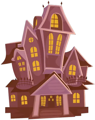 Transparent Png Svg Vector File Haunted House Cartoon Castle Transparent