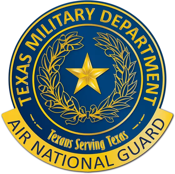 Texas Air National Guard Seal Michigan Dnr Png Texas Flag Png