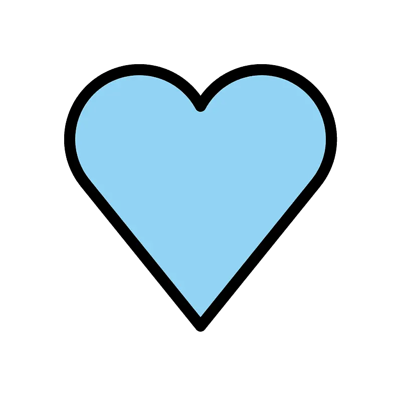 Blue Heart Emoji Heart Png Instagram Heart Icon Png