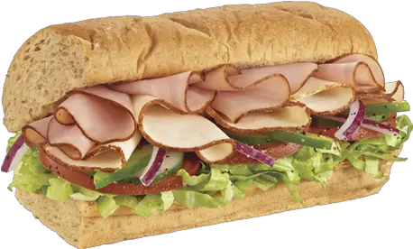 Sub Sandwich Png 3 Image Ham And Turkey Subway Sub Sandwich Png