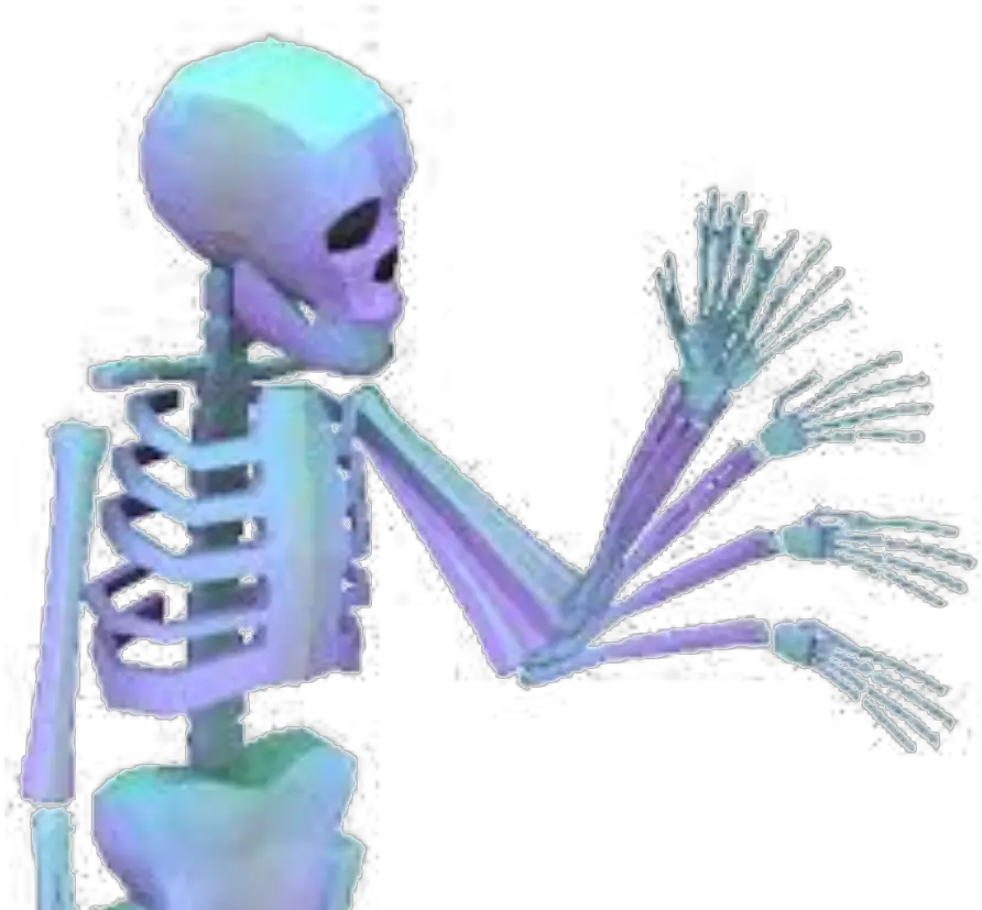 Download Hd Skeleton Skull Vapor Vaporwave Transparent Funny Skeleton Gif Png Vaporwave Gif Transparent