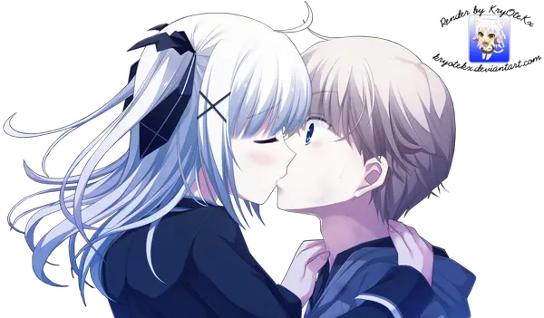 Kissing Anime Couples Posted By Sarah Walker Couple Anime Kiss Hd Png Anime Couple Png